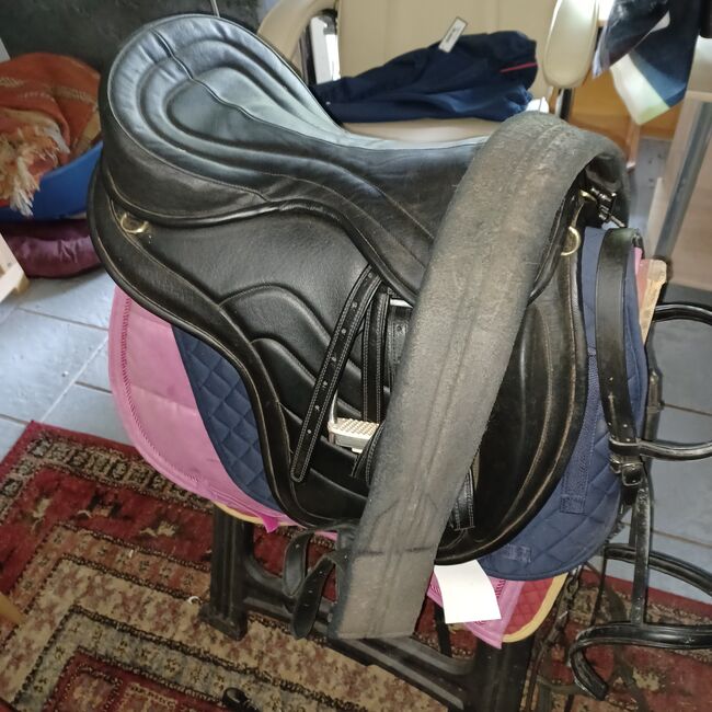 Baumlosen Sattel, polnischer Hersteller Sattel für Warmblut, Brigitte , Treeless Saddle, Mudau, Image 2