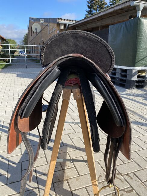 Baumloser Sattel Reitpad wie Hidalgo mit Klettkissen, Antje , For Horses, Peine , Image 6