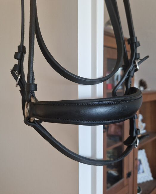 TRENSE WB-XL/Zügel LEDER SCHWARZ  NEU, Mix & Match Trense m. Reithalfter Kombi u. Zügel, Manuela Wölk , Bridles & Headstalls, Langenfeld , Image 3