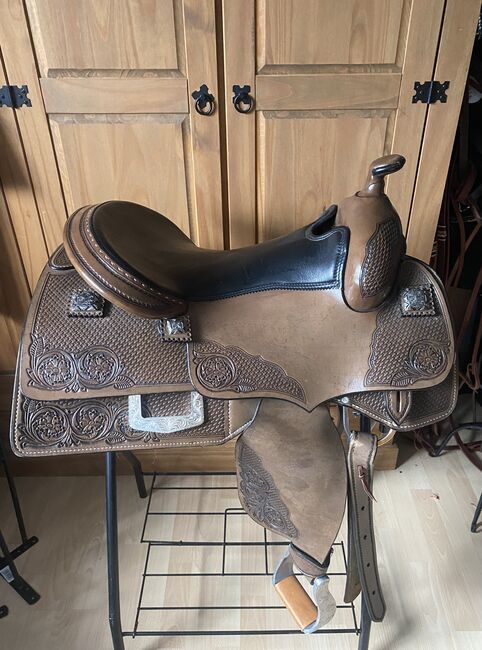 Triple W Platinum Big Square-Reiner SONDERFARE, Triple W, Sandra , Western Saddle, Kerken