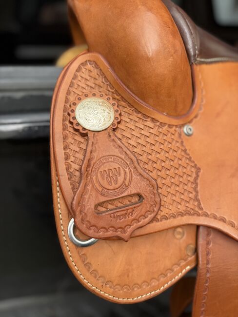 Triple W Westernsattel Reiningsattel kurz breit, Triple W, Melina-May Bensch, Western Saddle, Rüthen, Image 3