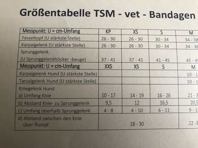 TSM vet- Fesselkopf- Bandagen hinten, TSM, Petra, Bandagen & Unterlagen, Forstern, Abbildung 5