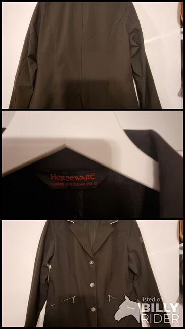 Tunierjacket schwarz, Horseware, Euja, Turnierbekleidung, Breitenbrunn, Abbildung 4
