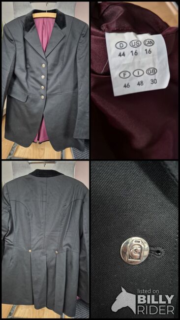 Turnier Sakko Jackett schwarz Gr. 44, Cavallo, Marina, Turnierbekleidung, Sankt Augustin, Abbildung 6