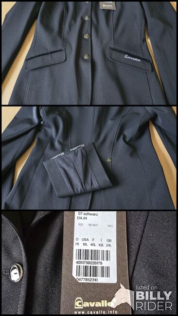 Turnierjacket von Cavallo, Gr. 76 (Gr. 38 lang), Cavallo, Pferdi, Turnierbekleidung, Ponitz, Abbildung 4