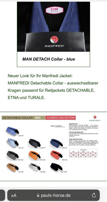 Turnierjacket Jacket Manfredi 38, Manfredi, JB, Turnierbekleidung, Schlangen, Abbildung 5