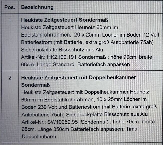 zwei zeitgesteuerte Heukisten, Heufresser, Stefanie , Hay Nets, Bags & Rags, Weignersedt, Image 3