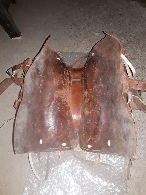Aussergewöhnlicher seltener Westernsattel, Antik,Deko,aufarbeiten!?, XYZ, Western Saddle, Groß Wittensee, Image 2