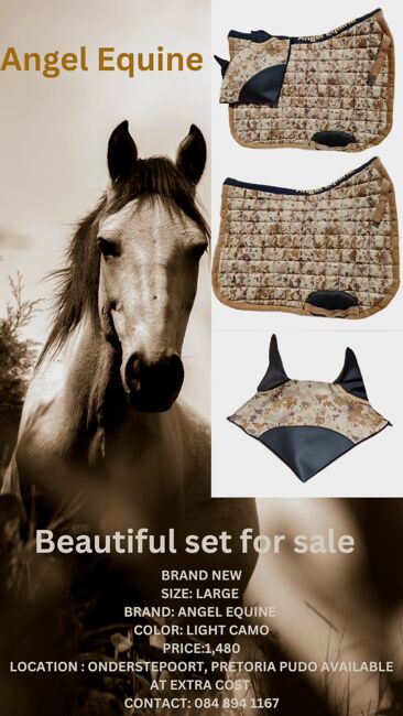 Unique Camo set, Angel Equine , Abbey, Other Pads, Pretoria 