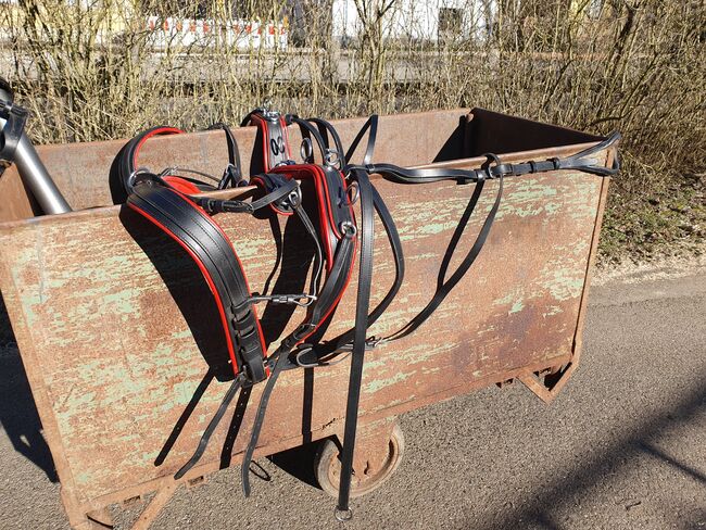 Neuwertiges Zweispännergeschirr Pony, KL, Uprząż dla powozy konne, Niederstetten , Image 4