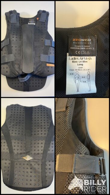 Gebrauchte airowear Sicherheitsweste Size: L4 Slim Long, airowear Ladies AirMesh, Cara, Safety Vests & Back Protectors, Hamburg, Image 5