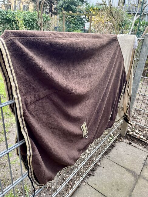 USG Abschwitzdecke Fleece 130cm braun beige, USG, Rahel, Horse Blankets, Sheets & Coolers, Köln, Image 2