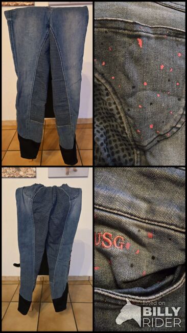 USG Jeansreithose, Top-Grip Vollbesatz, USG, Tamara, Breeches & Jodhpurs, Rehlingen-Siersburg, Image 5