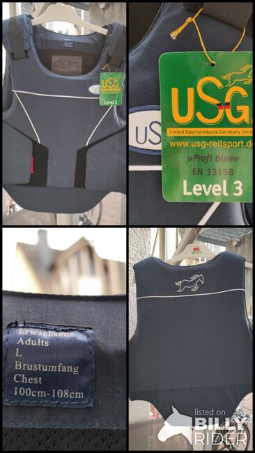 Usg Sicherheitsweste Größe L blau neu mit Etikett, Usg, Juliane Klauß, Safety Vests & Back Protectors, Rodgau , Image 6