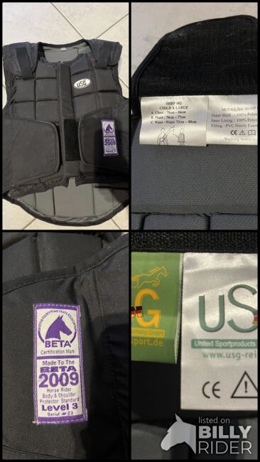 USG Sicherheitsweste, USG, Petra, Safety Vests & Back Protectors, Stegaurach, Image 6