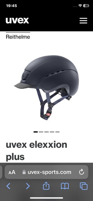 uvex elexxion Reithelm Gr.59, uvex elexxion , Isirider, Riding Helmets, Ellwangen , Image 2