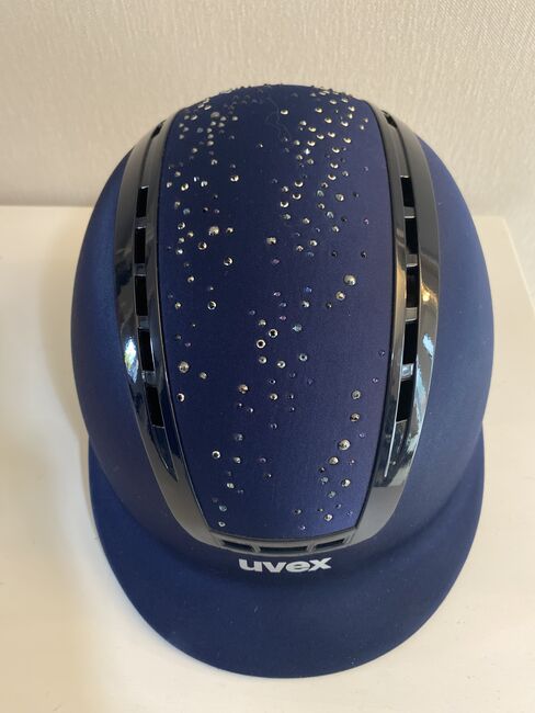 Uvex Reithelm Suxxeed Diamond Glitzer Navy Satin Glitzer Gr. S, Uvex Suxxeed Diamond Glitzer, Nicole, Riding Helmets, Bordesholm