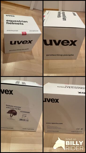 Uvex Reithelm exxential anthracite mat M-L, Uvex exxential , Lana, Riding Helmets, Hamburg, Image 5
