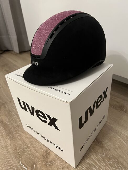 UVEX Suxeed Reithelm Black Rose Glamour Gr. S-M Neu OVP mit RG, UVEX  Suxxeed Black Rose Glamour, Vanessa , Riding Helmets, Düsseldorf 