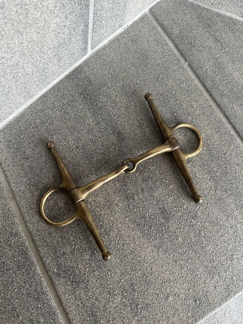 Schenkeltrense gold 13cm, Larissa, Ogłowia, Melchnau