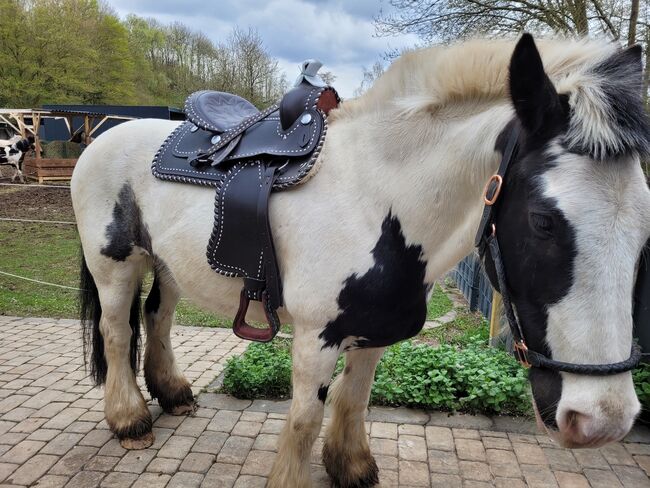 Schöner 16" Westernsattel für längere Rücken, Sarah, Western Saddle, Bergheim