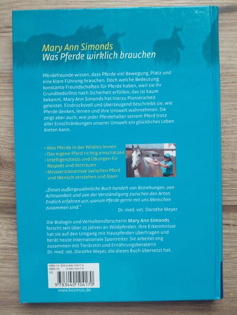 Was Pferde wirklich brauchen - Mary Ann Simonds, Kosmos, Celina, Books, Peißenberg, Image 3