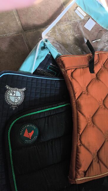 Verschiedene Schabracken, Eskadron, Felix Bühler, Cavalliero , Nadine Thomas, Dressage Pads, Dresden