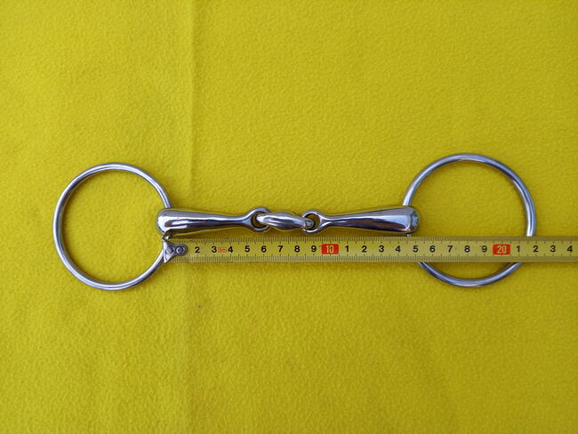 Wassertrense, doppelt gebrochen, 14,5 cm, NEUWERTIG, Cordula, Horse Bits, Graz