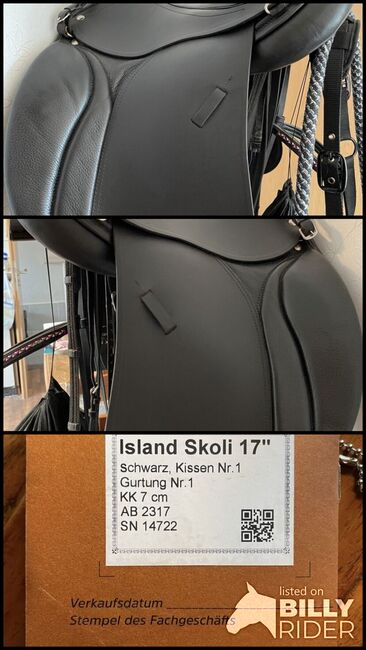 Velicea Sattel Island Skoli 17 Zoll Top Zustand, Velicea Island Skoli, K. Müller, Icelandic Saddle, Rhauderfehn , Image 4