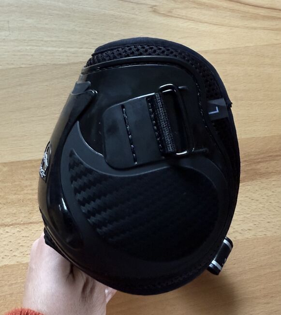 Veredus Streichkappen pro Jump Short Vento Velcro Klett schwarz L, Veredus  Pro Jump Short Vento Velcro , Sophia Cornelsen, Tendon Boots, Neudrossenfeld, Image 8