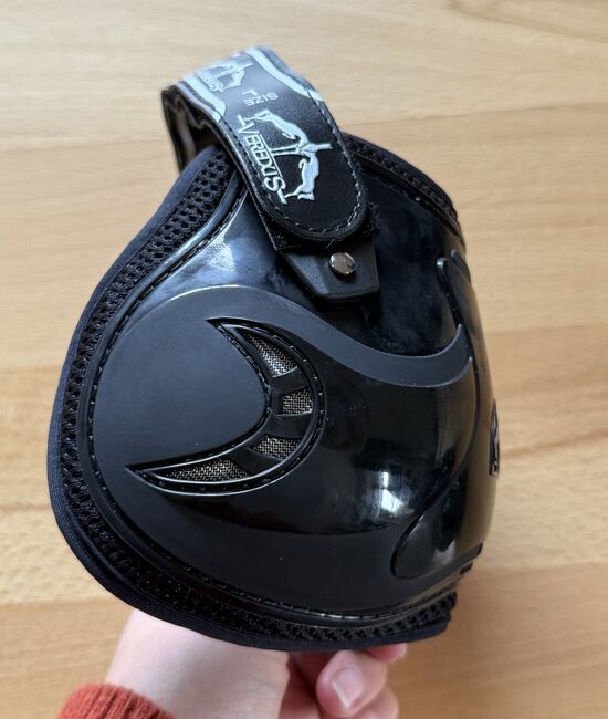 Veredus Streichkappen pro Jump Short Vento Velcro Klett schwarz L, Veredus  Pro Jump Short Vento Velcro , Sophia Cornelsen, Tendon Boots, Neudrossenfeld, Image 9
