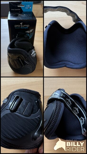 Veredus Streichkappen pro Jump Short Vento Velcro Klett schwarz L, Veredus  Pro Jump Short Vento Velcro , Sophia Cornelsen, Tendon Boots, Neudrossenfeld, Image 11