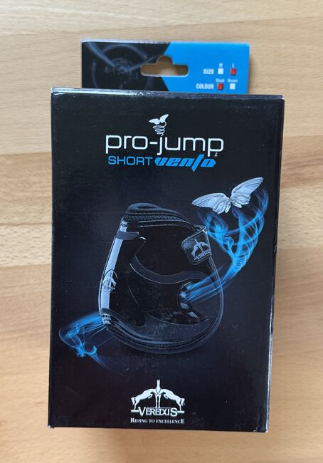 Veredus Streichkappen pro Jump Short Vento Velcro Klett schwarz L, Veredus  Pro Jump Short Vento Velcro , Sophia Cornelsen, Tendon Boots, Neudrossenfeld, Image 10
