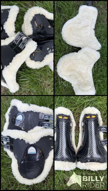 Veredus Gamaschen Carbon Gel Vento – Save the Sheep Größe M, Veredus Carbon Gel Vento – Save the Sheep, Corinna , Tendon Boots, Köln, Image 6