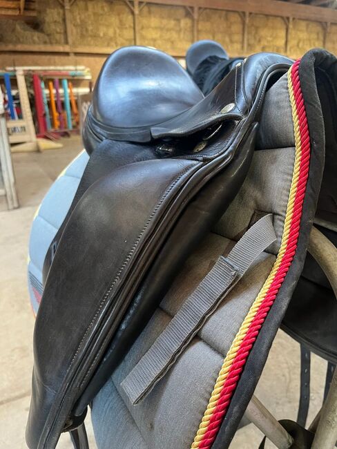 Verhan Odyssey Dressage Saddle, 17" deep seat, wool-flocked, Verhan  Odyssey, Wiebke, Dressage Saddle, Grosse Pointe, Image 4