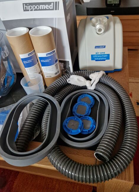 Verkaufe Inhaliergerät für Pferd, Hippomed air-one Ultraschall- Inhalator Hippomed air-one inkl.Warmblutmaske, Jutta, Pflegeprodukte, Pressbaum, Abbildung 3