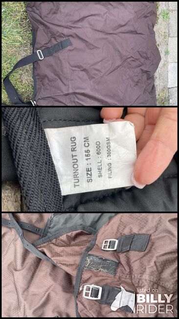 Verkaufe Regendecke 155cm, 300g Füllung, Darleen Berndt, Pferdedecken, Liebenwalde , Abbildung 4