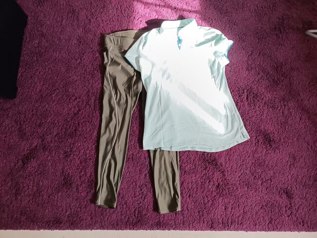 Verkaufe dieses Set, Decathlon und  krämer eigen Marke Reithose und t Shirt , Marie Conte, Breeches & Jodhpurs, Worms