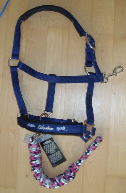 Verkaufe Eskadron Halfter Darkblue Vollblit/Cob mit RESR Strick, Eskadron, >Nordic Horse<, Halters, Völklingen