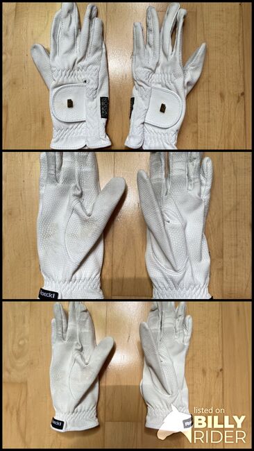 Verkaufe Reithandschuhe von Roeckl, Gr. 6, weiß, gbr, Roeckl Light&Grip, Jasmin, Riding Gloves, Otterfing, Image 4