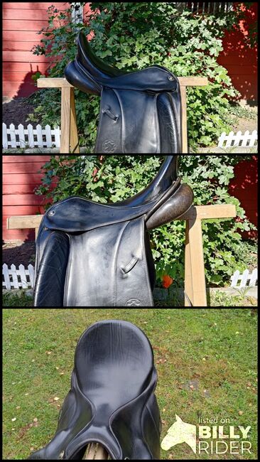 Sehr gut gepflegter Hennig Dressursattel 17 Zoll, Hennig Dressursattel, Sabine Reichling, Dressage Saddle, Berlin, Image 4