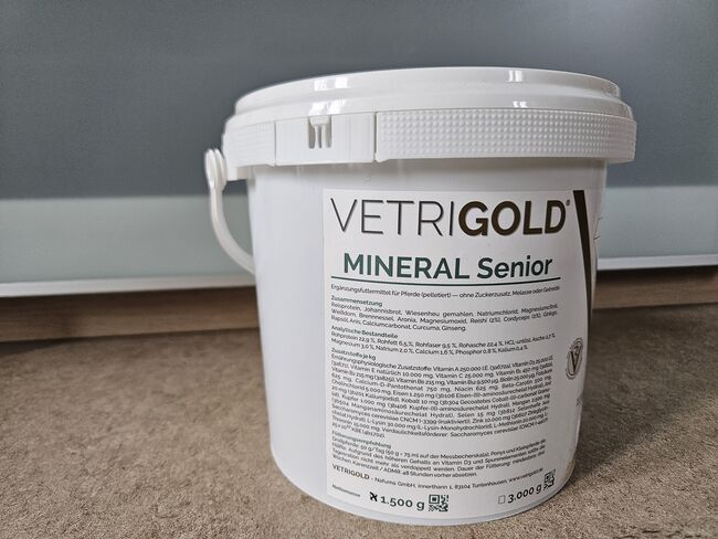 Vetrigold Mineral Senior, 1,5kg, ungeöffnet, Vetrigold Mineral Senior, Stephanie Maria-Anna , Pferdefutter, Augsburg , Abbildung 2