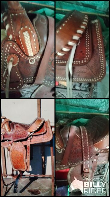 Vintage  handgefertigter Ledersattel, Mexico 1960  Sattel , Brenda Pasenau, Jodhpur Boots, Frankfurt am Main, Image 7