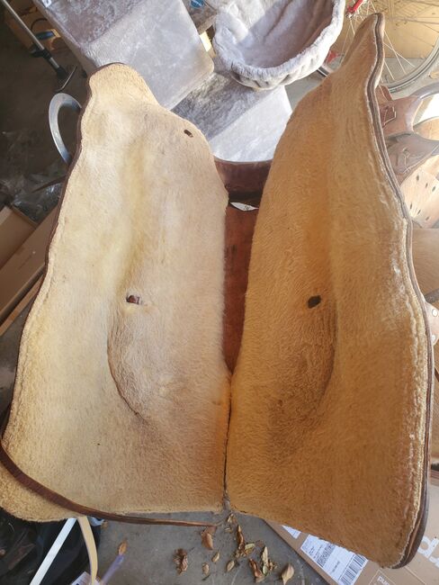 Vintage roping saddle, Billie Jean Benson, Siodło westernowe , San Carlos , Image 6