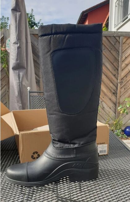 Winterreitstiefel HKM Thermoboots Robusta Gr. 40 schwarz - nagelneu!, HKM Robusta, Hilde, Riding Boots, Germering, Image 5