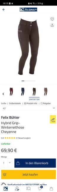 Winterreithose Felix Bühler, Felix Bühler , Fabienne, Breeches & Jodhpurs, Schwäbisch Gmünd 