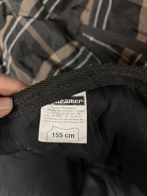 Winterdecke Thermomaster 155cm 200g neu, thermomaster Krämer , Julia Krings, Horse Blankets, Sheets & Coolers, Heinsberg, Image 3