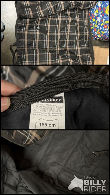 Winterdecke Thermomaster 155cm 200g neu, thermomaster Krämer , Julia Krings, Horse Blankets, Sheets & Coolers, Heinsberg, Image 4
