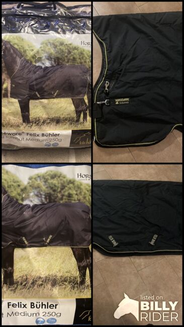 Winterdecke HORSEWARE Ireland 250g schwarz Felix Bühler, Felix Bühler Horseware , Marion , Horse Blankets, Sheets & Coolers, Schönefeld, Image 6