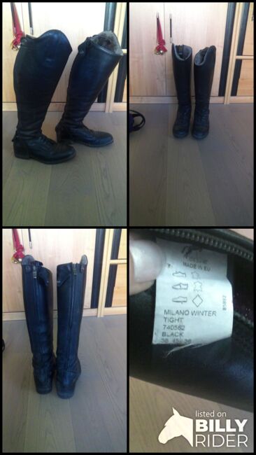 Winterreitstiefel, Lammfell Milano Felix Bühler 38, privat, Riding Boots, friedrichsthal, Image 7